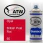 Preview: Opel, British Post Rot, 060: 400ml Sprühdose, von ATW Autoteile West.